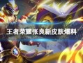 王者最新皮肤爆料上线,神秘英雄即将登场